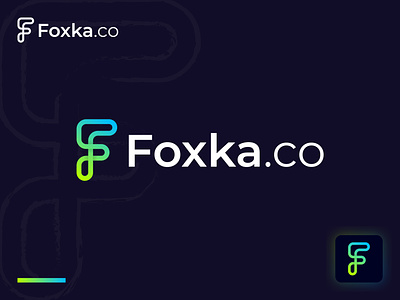Foxka.co, Modern F Logo Design Concept branding company logo f logo f logo love f logo make f logo mark f logo png f logo type f modern logo fox logo foxka.co logo logo design logo make