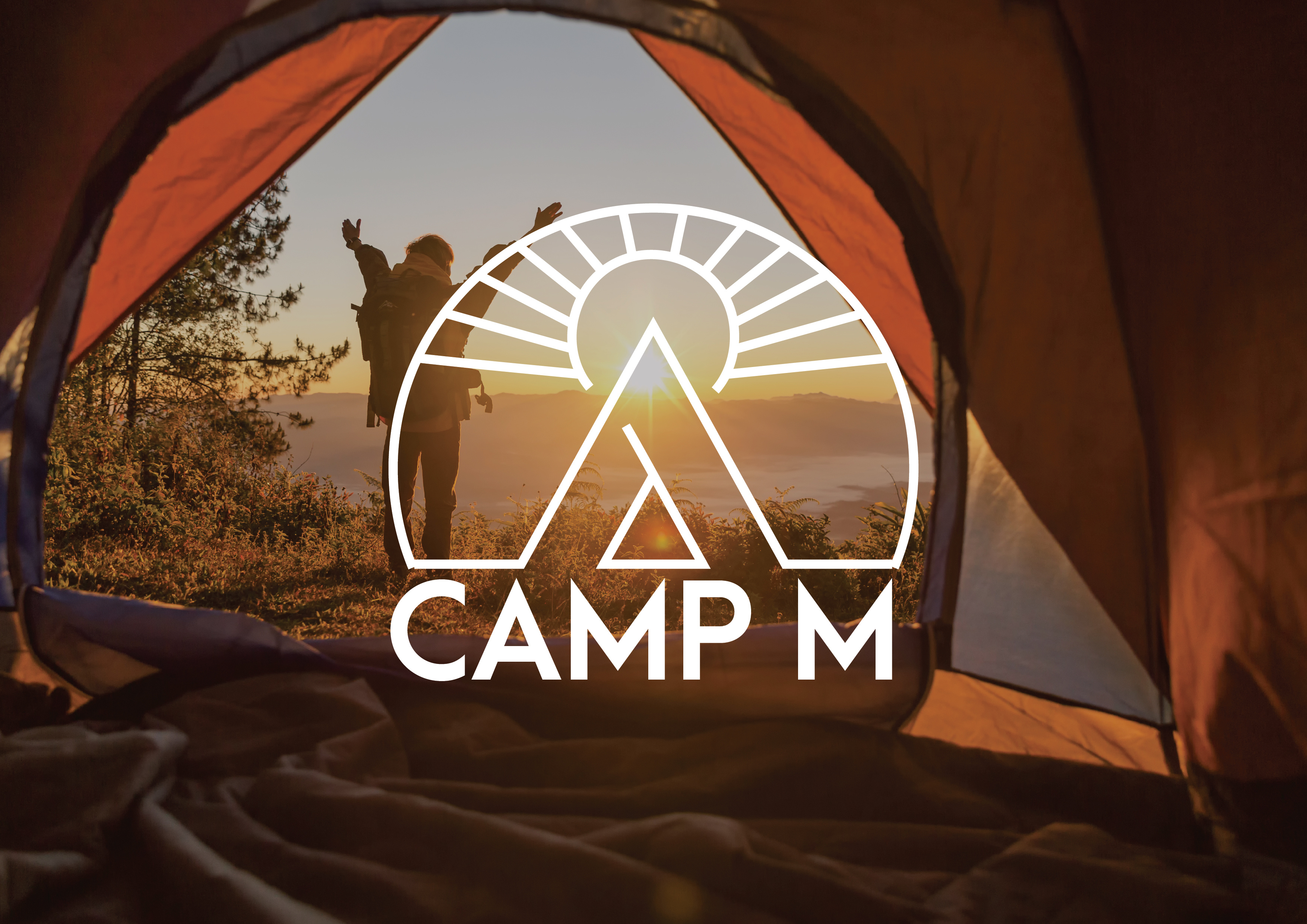 Maya World Villages Logos branding camp camping camping logo graphic design logo logo design nature old town old village design