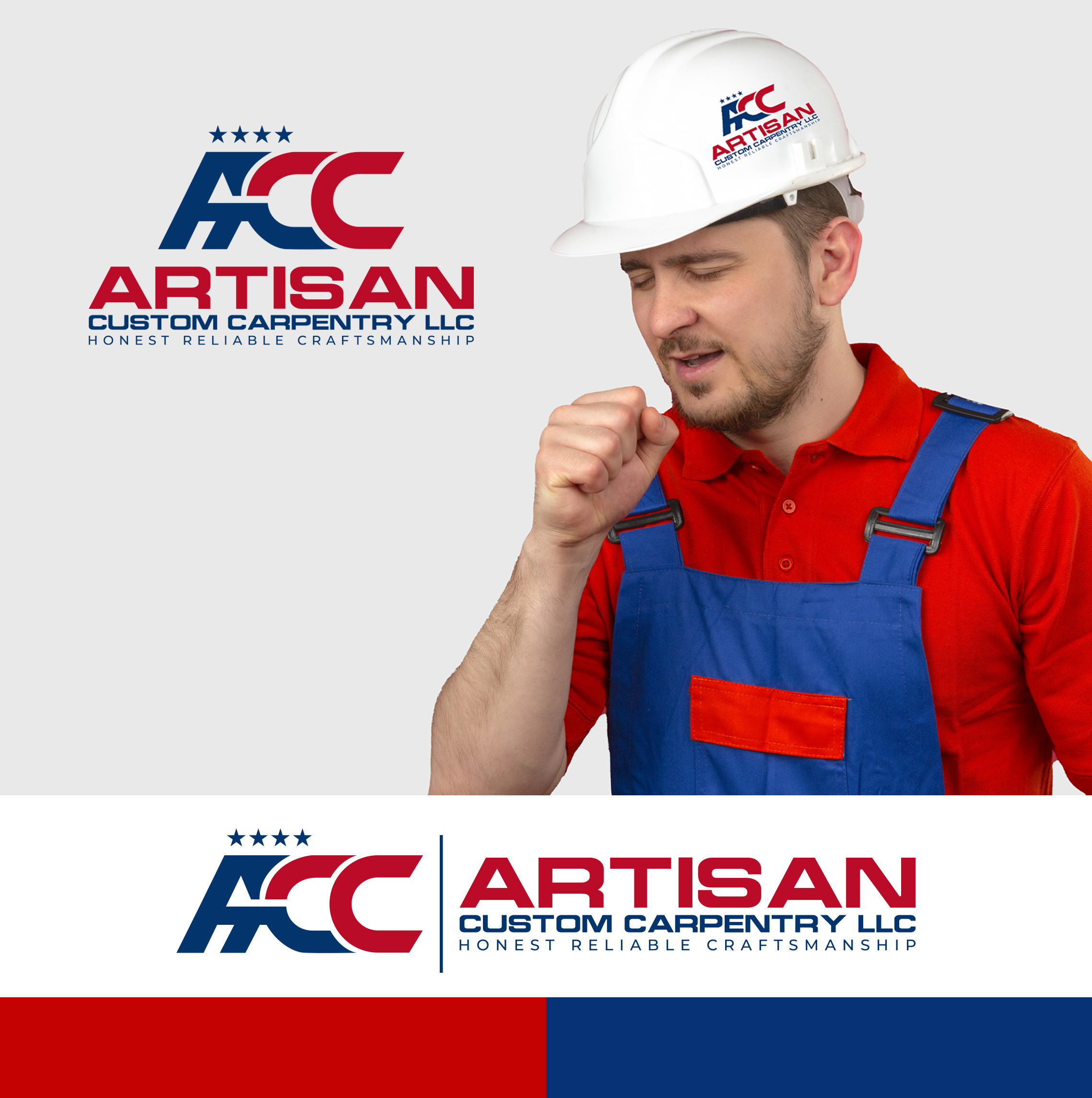 ACC Monogram Logo & Brand Identity brandidentity carpentrylogo constructionbranding lettermark logodesign monogramlogo