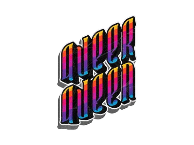 Pride Statement Stickers | Queer King | Queer Queen branding button canva colorful design graphic design green logo pop pride badge pride colors pride parade print design queer quote rainbow statement stickers typography word art