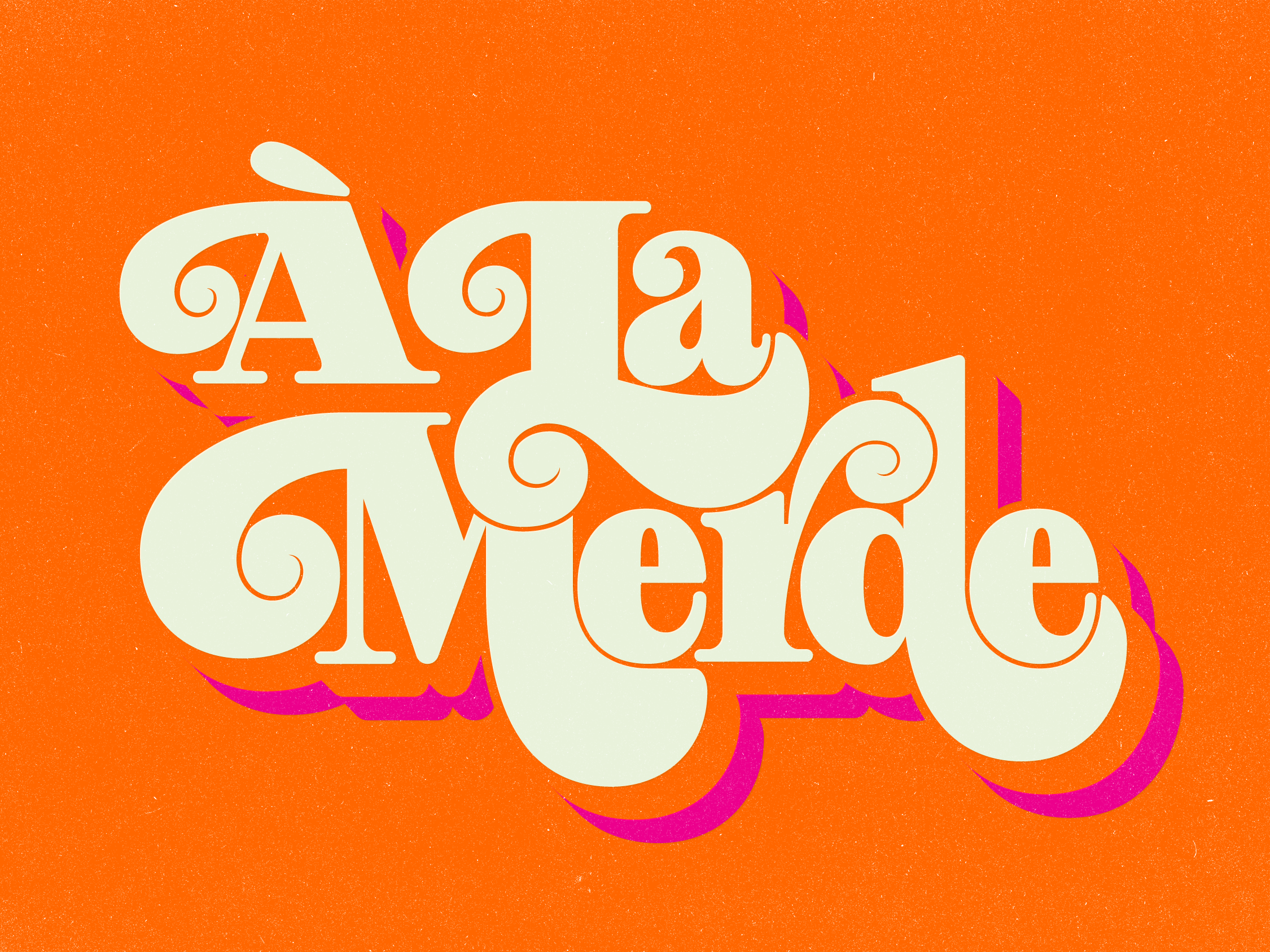 Example of Custom Funky Type And Lettering