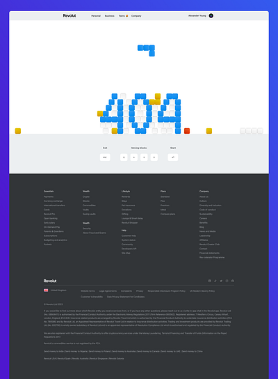 Daily UI (Day 8) - 404 for Revolut daily ui day 8 revolut ui web