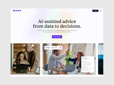AI Paraplanner service Website ai design fintech landingpage service tajul ui uidesign uiux website