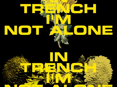 In Trench I'm Not Alone floral graphic design illustration texture trench twentyonepilots
