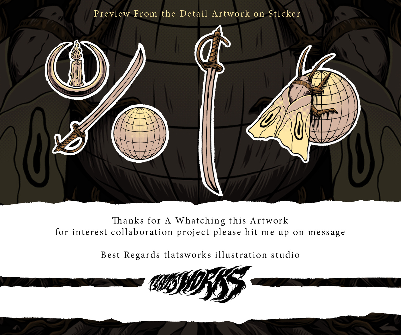 Example of Make Vintage Logo Illustration  