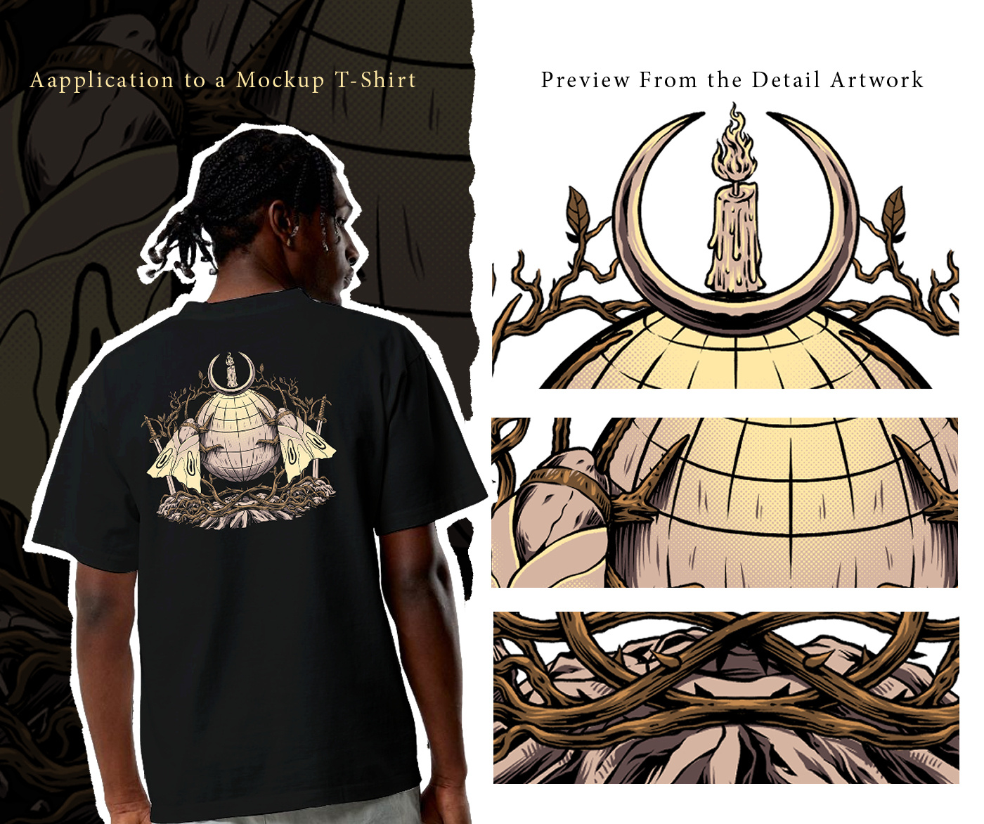 Example of Make Vintage Logo Illustration  