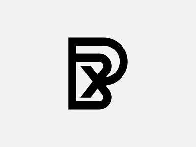 PBX Logo alphabet brand mark combination mark costom letter initial letter pbx lettermark logo logodesign logotype minimal modern pbx logo symbol type