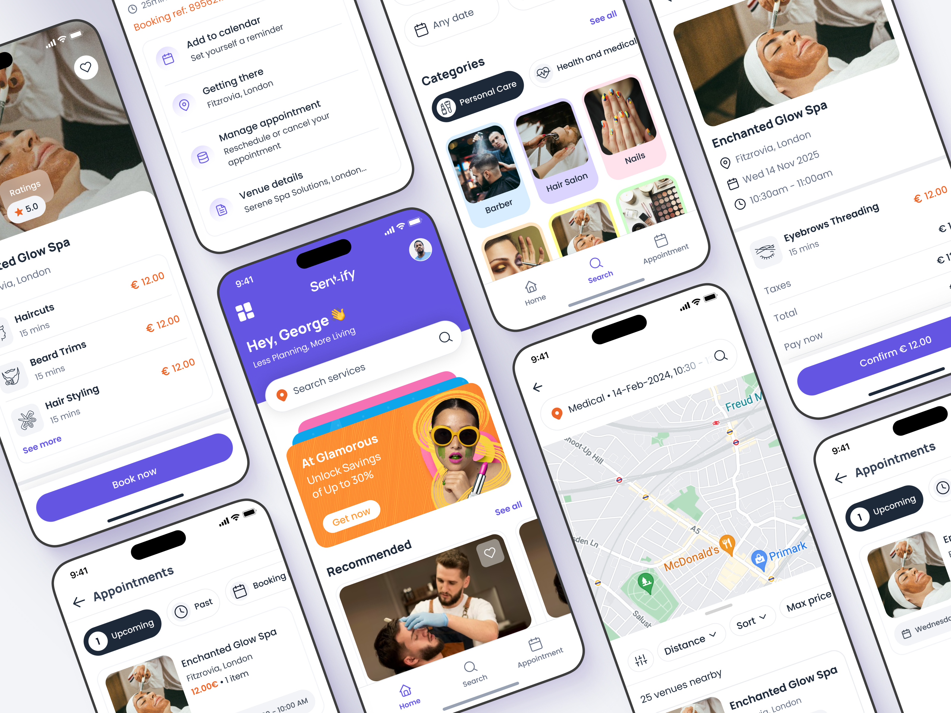 Multi Service Mobile App UI UX app app design app ui app uiux booking app design design system focotik healthcare app ios app lifestyle app mobile app design multi service multi service app on demand services service app ui ui design ui ux design