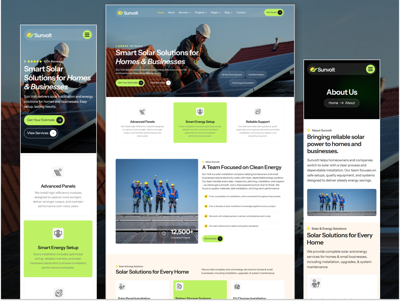 Example of Landing Page Development 
