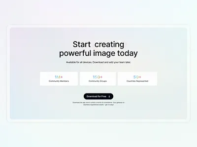 Elevate Your Creative Flow — Landing Page CTA Section 3d branding clean ui cta design figma graphic design illustration interface landing page section ui web web design website