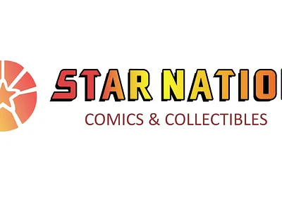 Star Nation Comics & Collectibles finalized logo branding graphic design illustration logo small business star vector