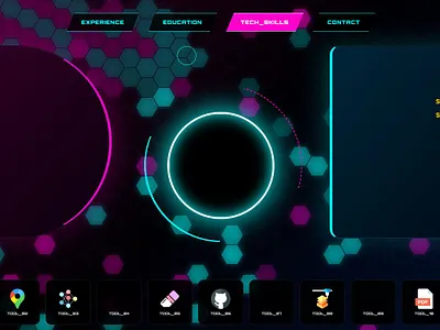 Analyst Operator (Template) analyst circles css futuristic gibran banhakeia html javascript portfolio visual