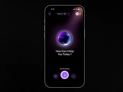 Chat AI Mobile App ai assisting ai chat mobile ap animation app artificial intelligent chat chat ai mobile app chat app chat app ui chat app ui design chat bot chat link app chat ui design chatbot mobile app clean ui dark mood mobile app mobile ui modern animation online chat app voice assisting app
