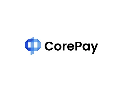 CorePay logo design/ payment logo/ finance logo blue branding design finance graphic design icon illustration logo logos modern logo money logo payment logo trust logo vector