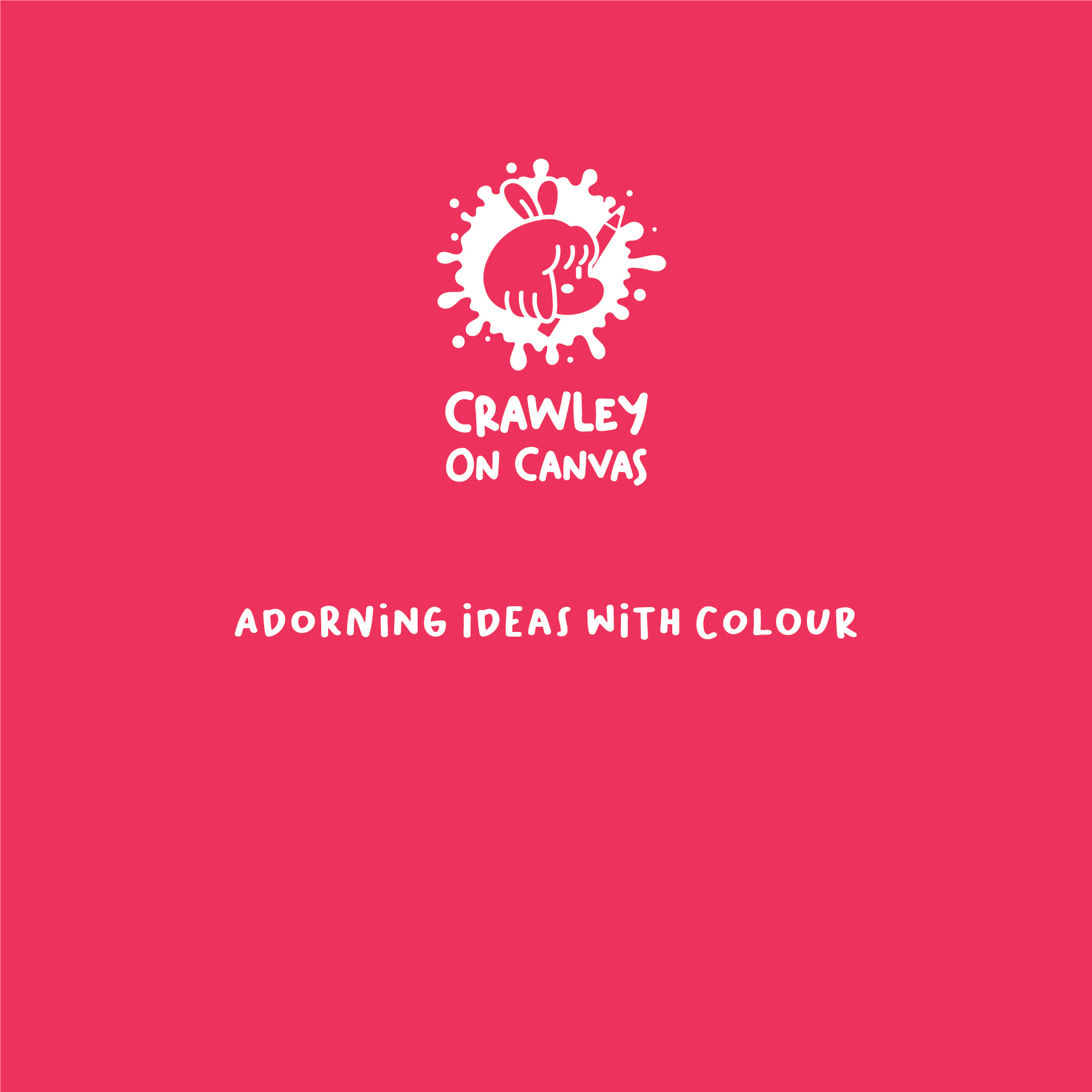 Personal Branding - Crawley on Canvas art artpreneurprogram brand brand collaterals brand design brand element brand iconography brand illustrations brand mascot brand pattern branding design digitalart digitaldrawing graphic design illustration kawaii logo ui ui design