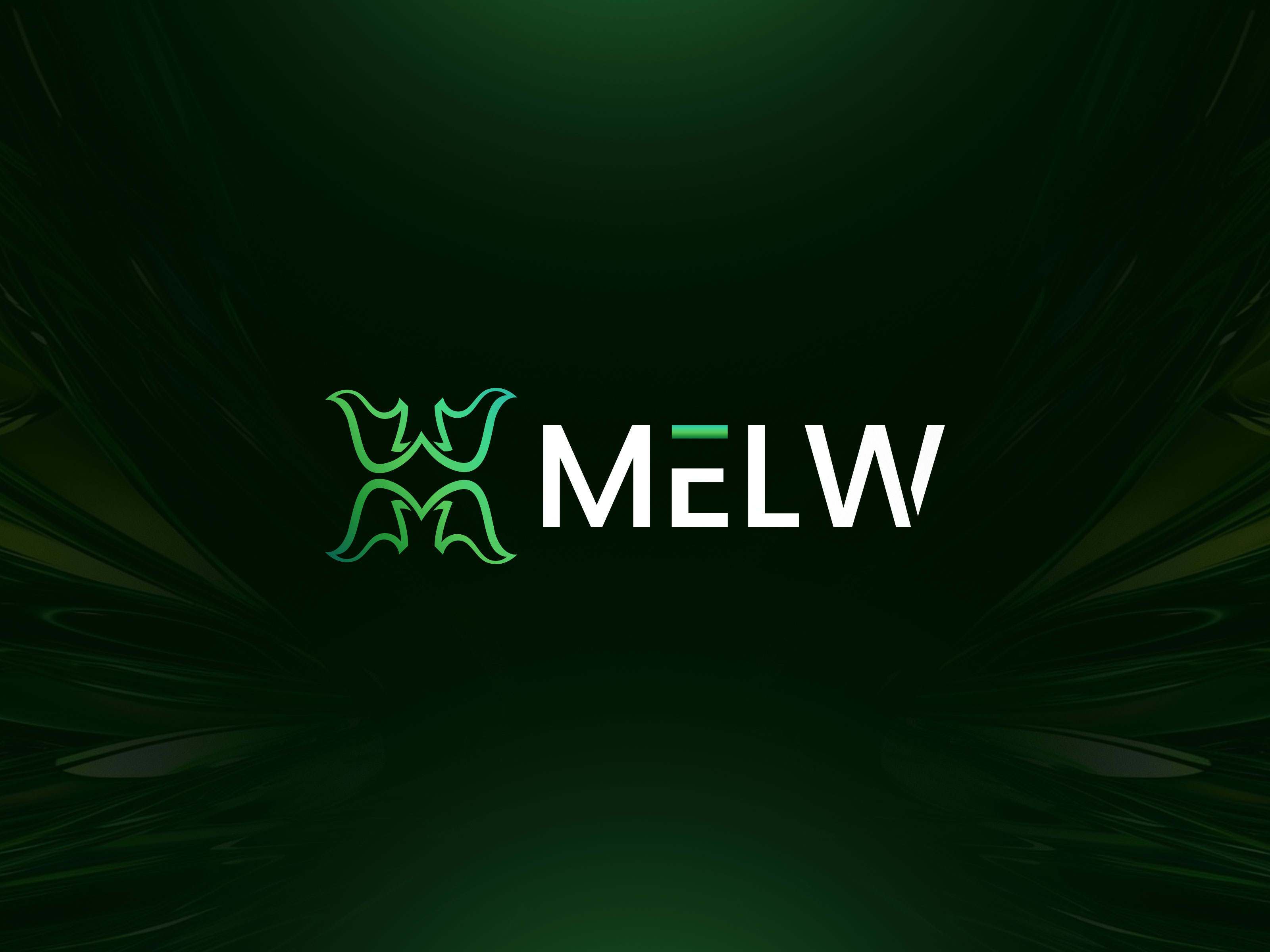 Melw Logo Design branding business creative logo custom logo design eco graphic design green letter logo logo melw