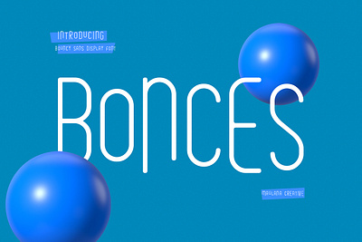 Bonces Bouncy Sans Display Font branding design font fonts graphic design logo nostalgic sans font