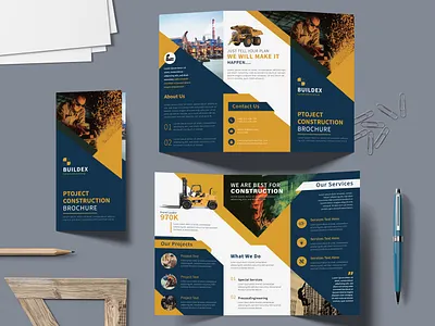 Construction Trifold Brochure Design agencybranding bifoldbrochure brandidentity brochuredesign businessproposal companyprofile constructionbrochure corporatebrochure creativeagency digitalagency digitalagencybrochure dribbbleweekly freelancedesigner marketingcollateral minimalistdesign poster printdesign saasdesign trifoldbrochure visualidentity