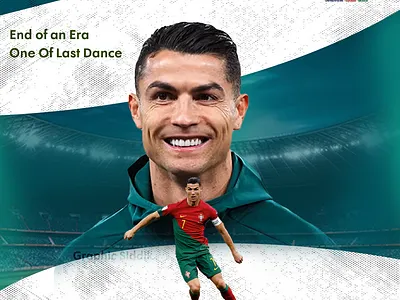CR7 – World Cup 2026 “End of an Era” Poster branding cr7 poster design cristiano ronaldo flyer design football cup football poster design graphic design player poster concept poster idea sports design world cup 2026 world cup poster desing
