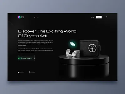 Fintech Landing Page | Web3 Website | Crypto Design | Fintech blockchain crypto crypto design crypto website decentralized defi fintech fintech design fintech landing page investment landing page landing page design product design ui ux user interface design web design web interface design web3 web3 design website design