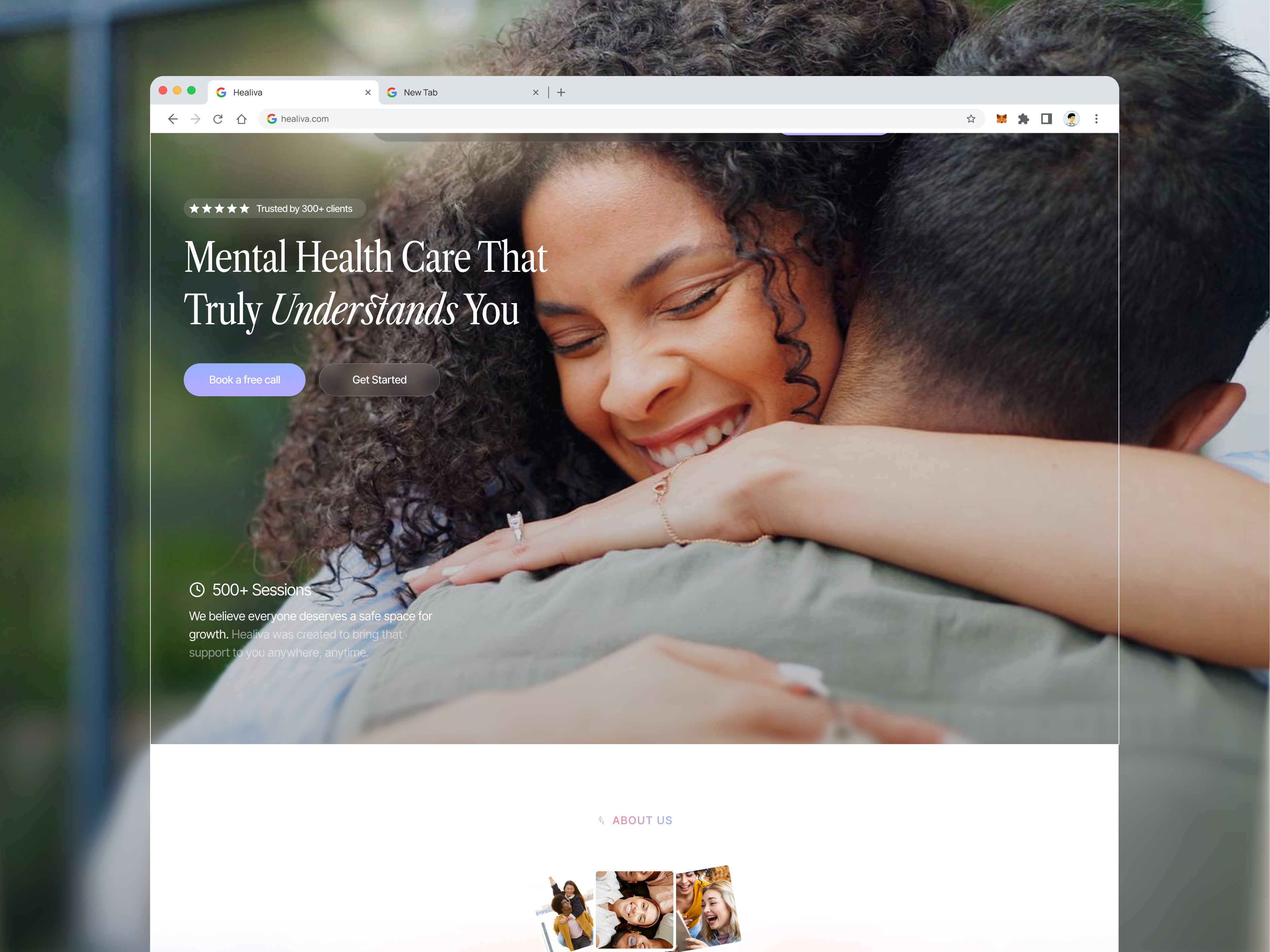 Healiva - Mental Health Landing Page branding clean framer header iskhoirul anam landing page medical mental health platform product design profile website therapist ui ui design uiux ux web design webflow website wordpress