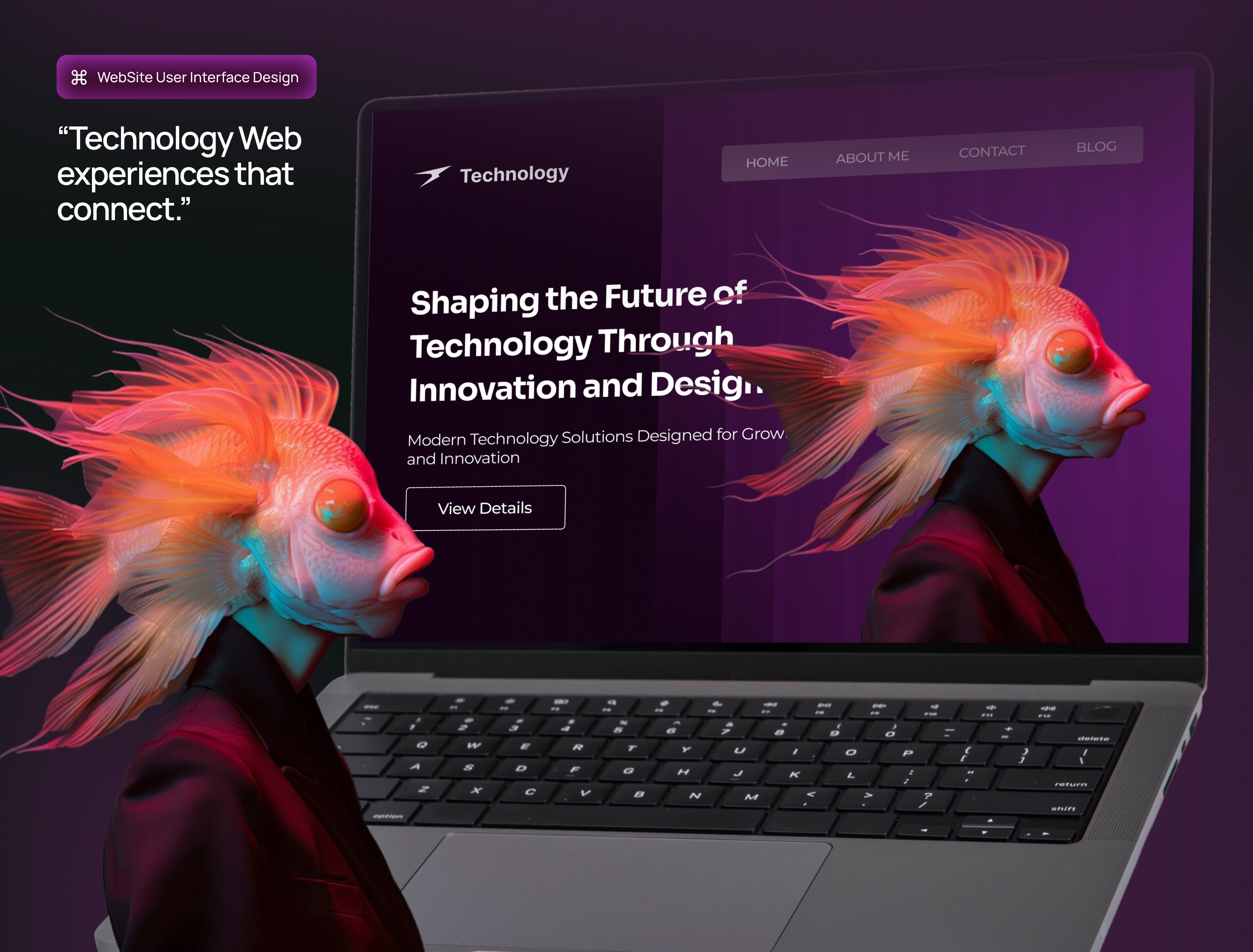Technology Web Ui Design figma future graphic design populer technology ui uiux userinterface ux