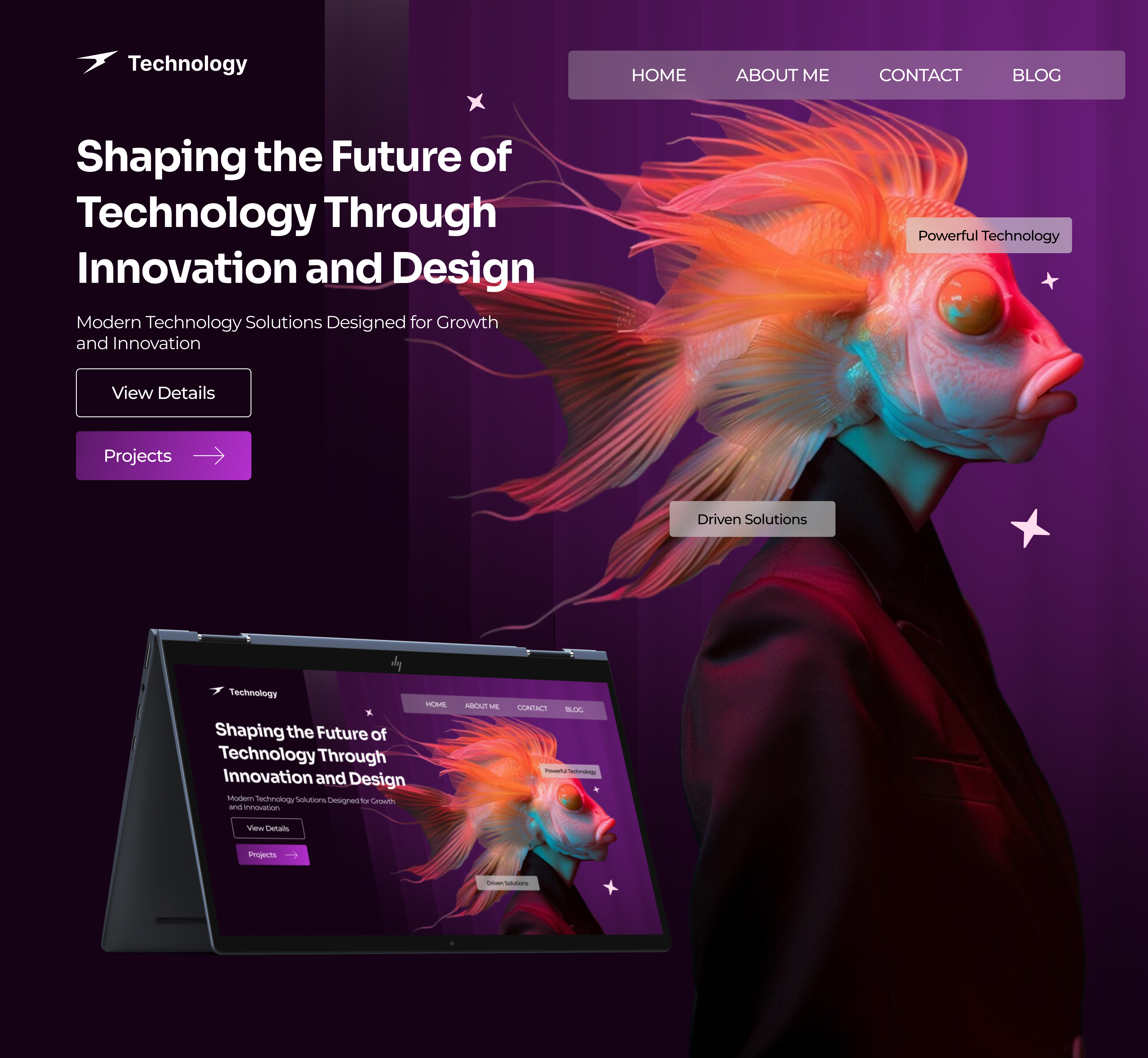 Example of UI Web Site Design