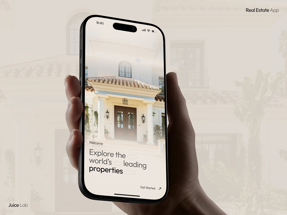 Real Estate Mobile App UI Design Image 1