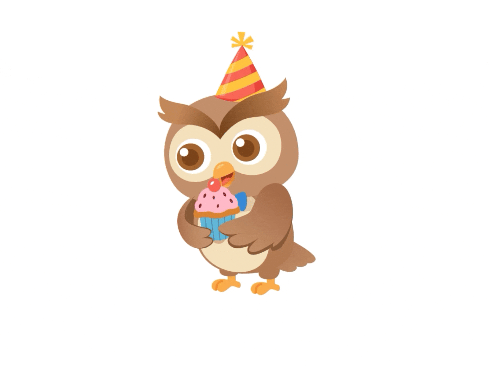 OWL MASCOT 10 ANIMATED animation cute loop mascot mascot animation motion owl rive rive animation ui