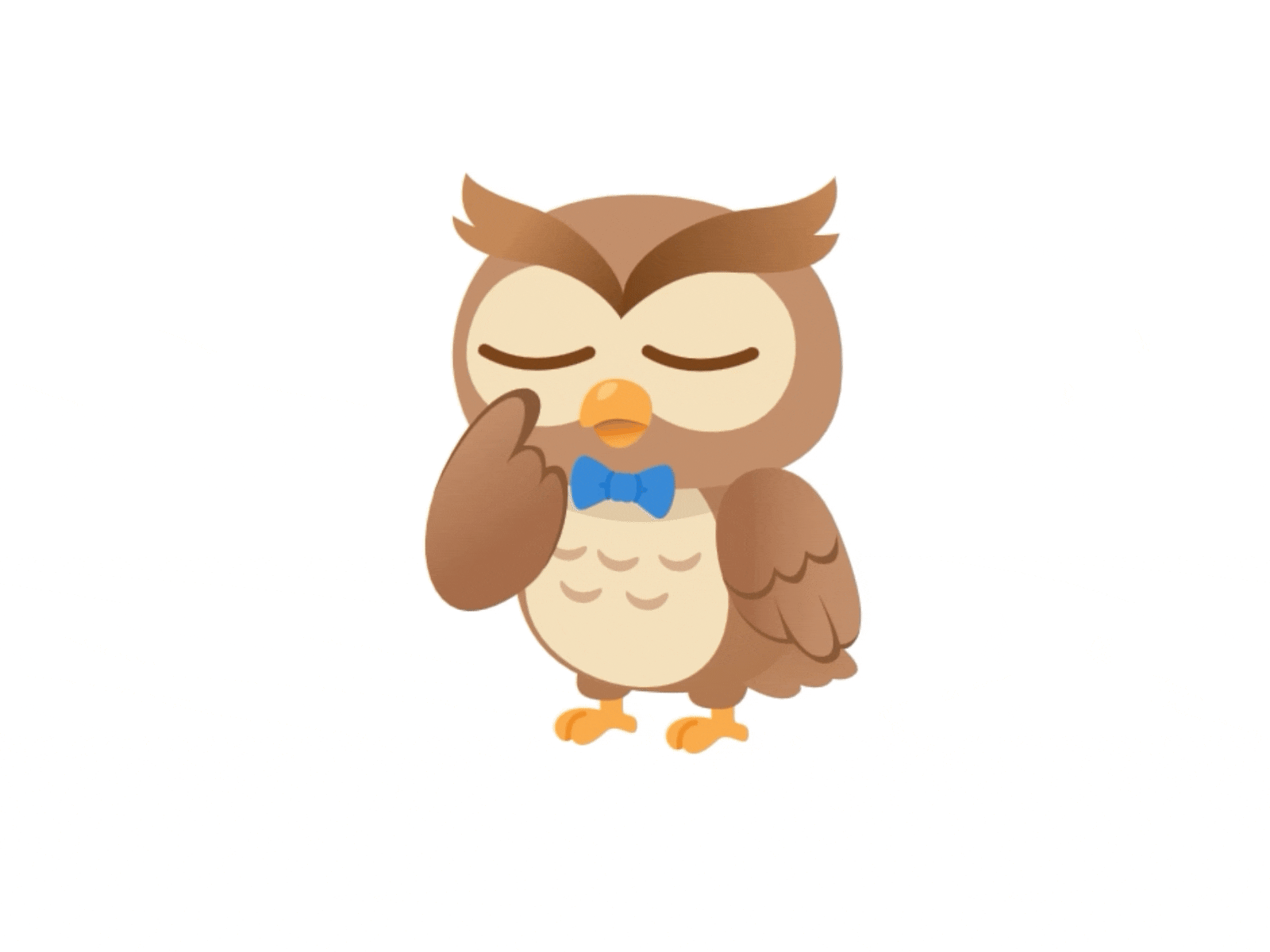 OWL MASCOT 11 ANIMATED animation illustration interactive loop motion owl rive