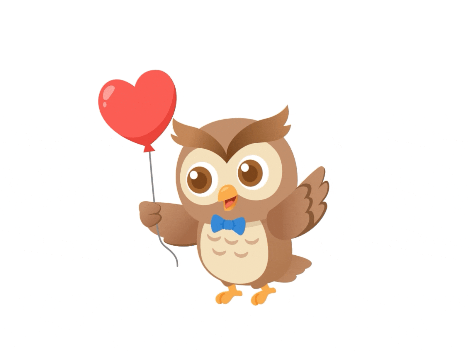 OWL MASCOT 12 ANIMATED aftereffects animation branding illustration loop mascot owl rive