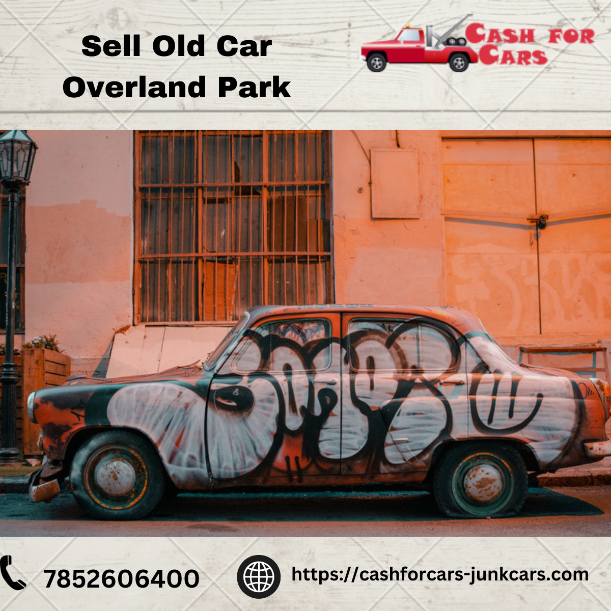 Best sell old car overland park by Cash For Cars Junk Cars on Dribbble
