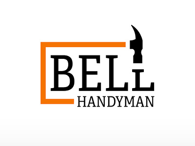 Handyman Logo agency art artwork branding branding design business creative design graphic design graphicdesign hammer handyman identity inpiration logo logo design logos modern orange repair