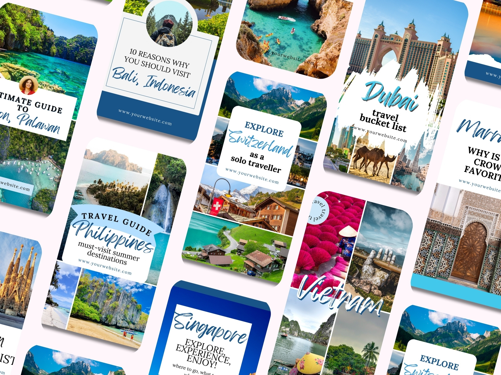 Example of 30 Pinterest Pin Templates On Canva