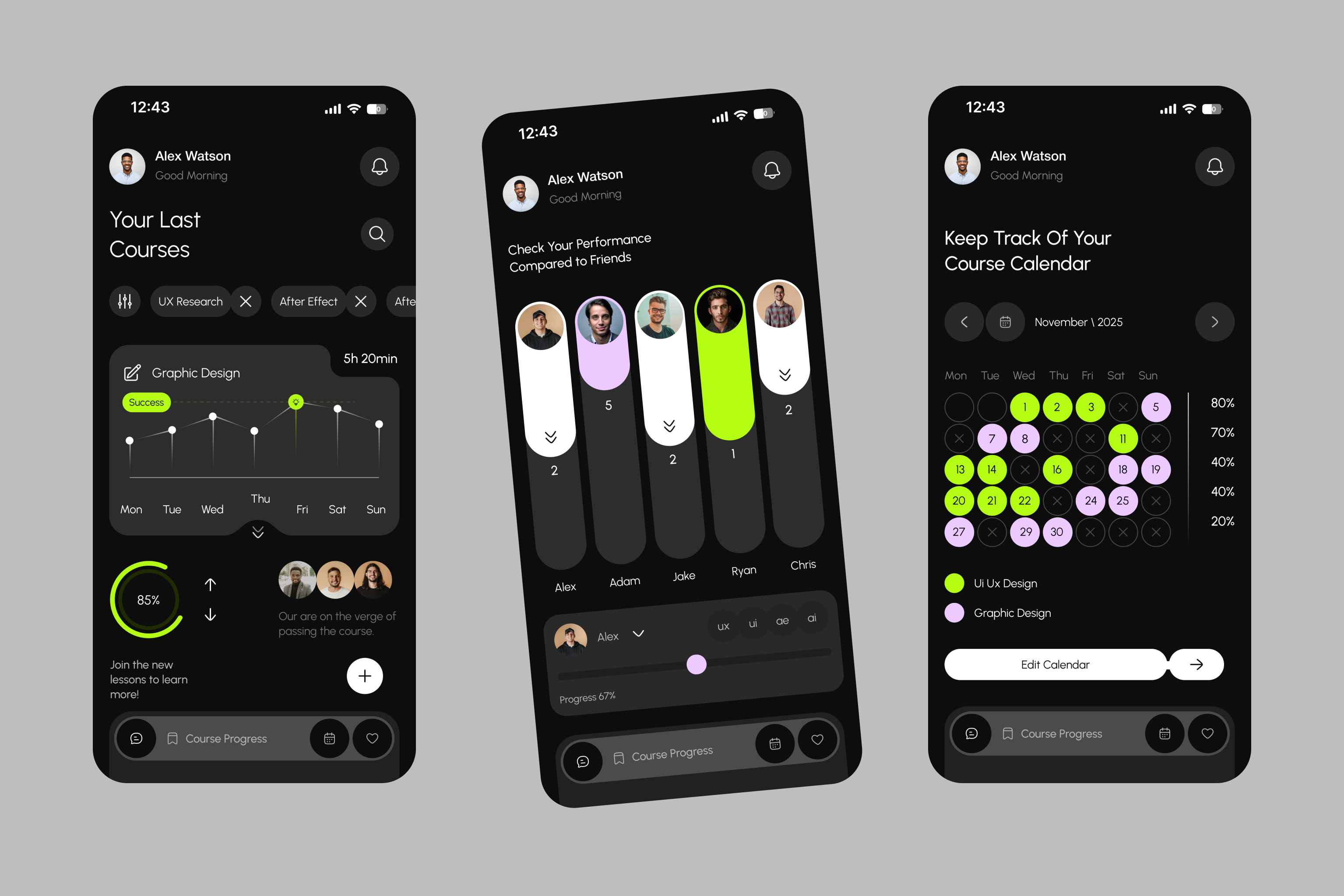Online education - Mobile app Design application course app e learning education ios app design learning learning management system learning platform mobile app design mobile app ui ux mobile learning online class online course online education online education app onlineeducation school skill learning app tutor app ui ux design