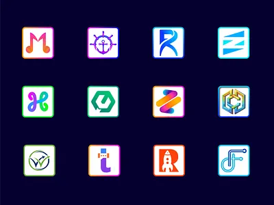 Logo Design app brand identity branding graphic design logo logo creation logo design minimalist logo monogram tech logo vector visual identity