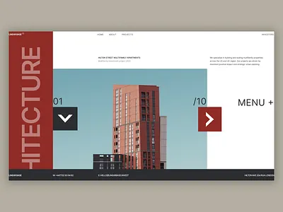 Linear Base - Unconventional Architecture Website daily ui design grid modern ui ux web design website