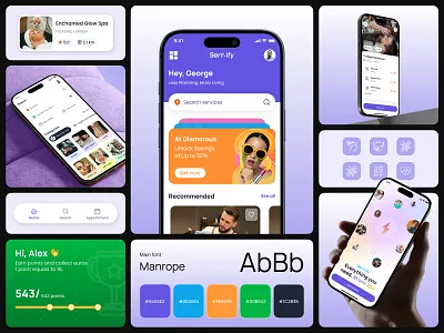 Servify - Logo & Branding Design app branding app logo brand identity branding design focotik graphic design healthcare app branding logo logo branding logo identity logo type modern logo multi service on demand services service app branding ui ui design ui ux design