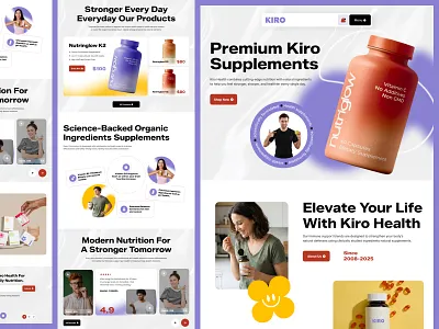 Premium Supplement / web design / ui ux design e commerce e commerce website ecommerce web ecommerce website framer framer design landing page landing page ui minimal supplement supplement packaging supplement website ui design ui ux ui ux design web banner web design web ui design website ui design