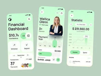 Finance Management App app design bank budget tracking digital wallet finance finance app fintech management mobile mobile app mobile application money wallet