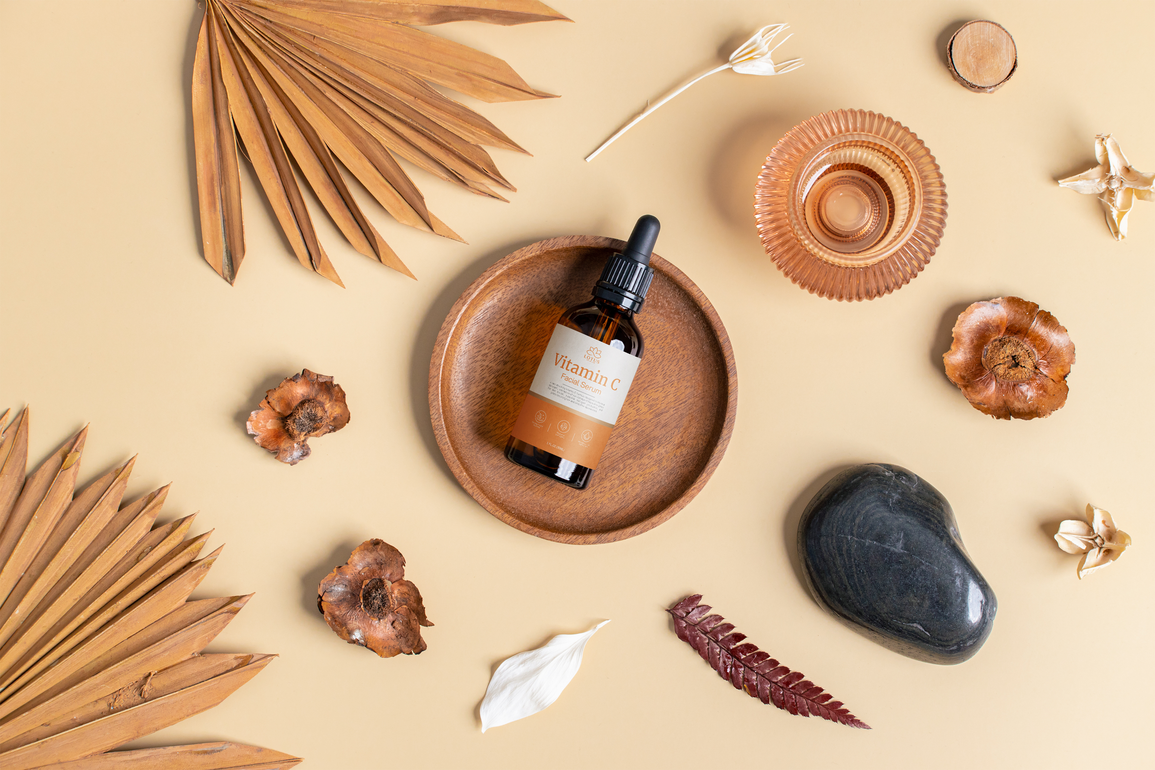 Vitamin C Serum Dropper Bottle Label & Packaging Design (Unused) bottle branding brighten cosmetics cosmetics packaging facial graphic design jar label label design packaging packaging design product packaging radiance serum skincare skincare packaging skincare products vitamin vitamin c