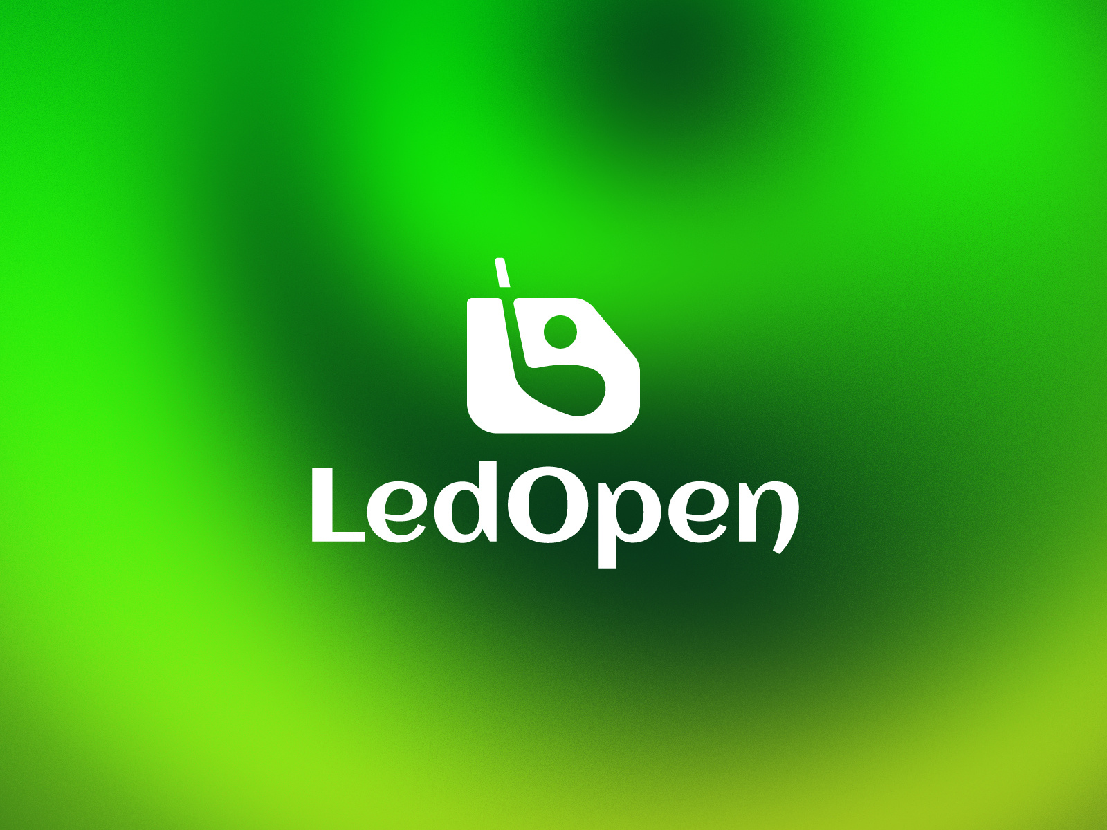 LedOpen - Golf Logo Design app branding design flat golf golfclub green icon identity l letter logo logodesign minimal minimalist modernlogo o sports vector wearsports