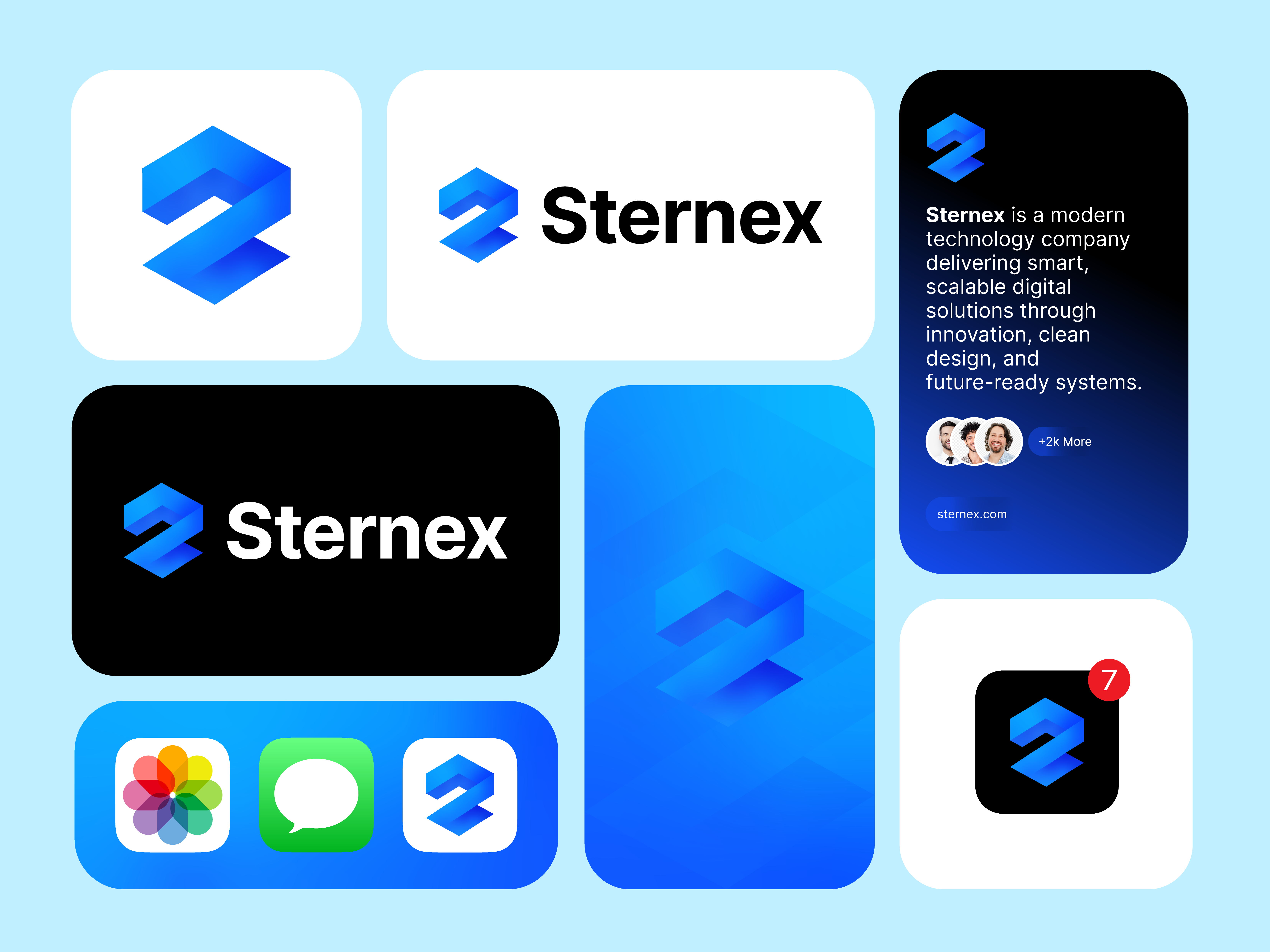 Example of Modern Logo & Full Brand Identity Design