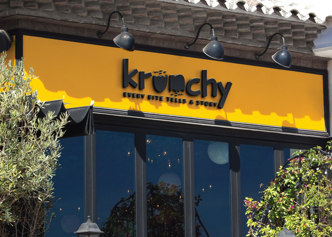 Concept Based Logo Design for Krunchy brandidentity branding conceptbaseddesign graphic design logo
