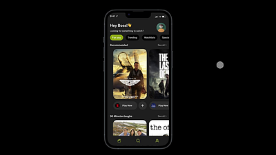 Watchlist app design disney l movies netflix prime streaming ui ux