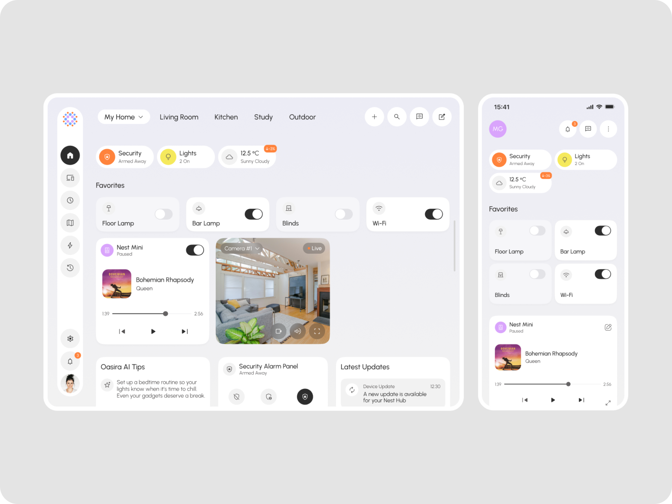 Example of IoT SaaS Platform UI/UX Design