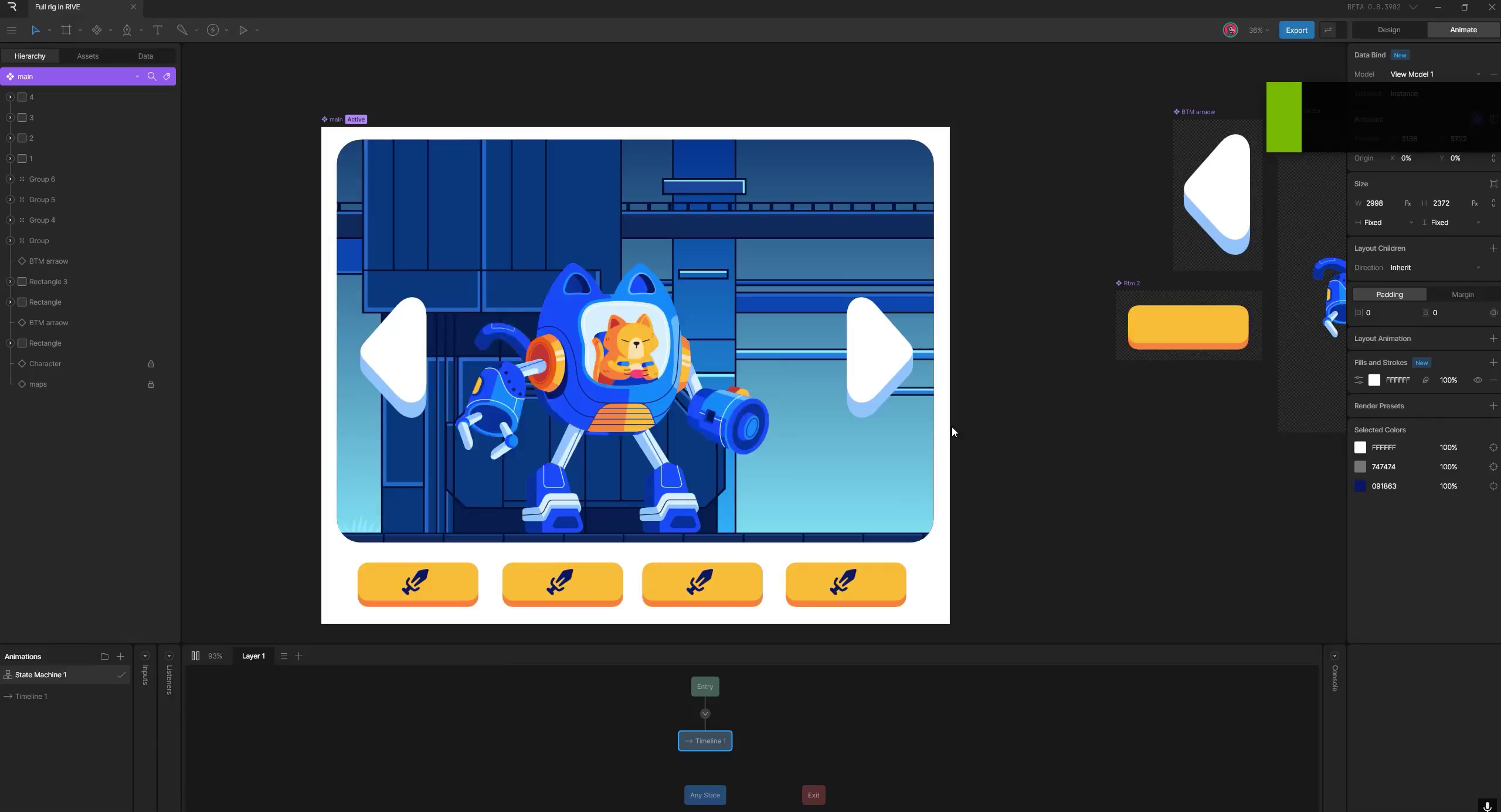 Example of Rive Animation