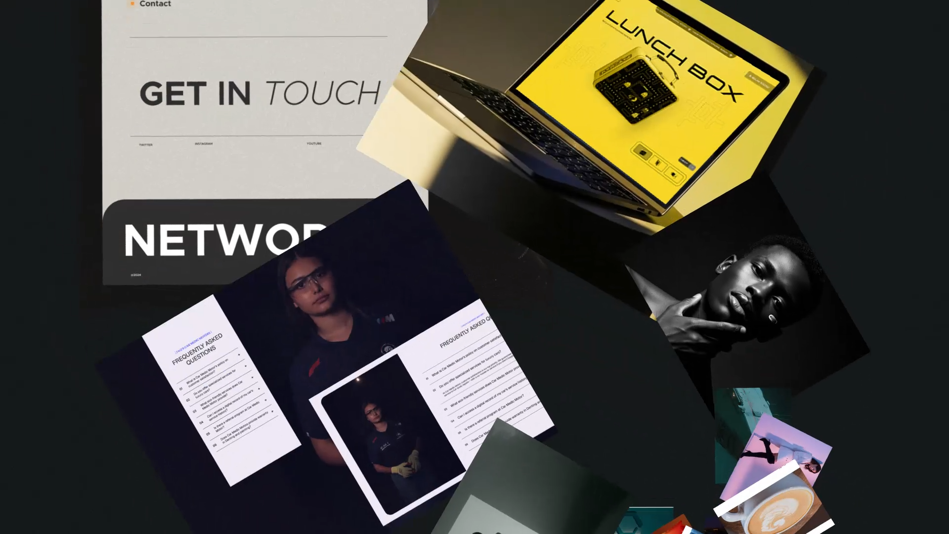 Undream Projects 2025 - In Motion 3d branding motion graphics music projects sound ui