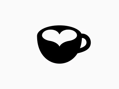 Love Coffee Mark brandidentity branding cafebrand cafelogo cleandesign coffee coffeebrand coffeeicon coffeelogo cupcoffee drinklogo hearth iconiclogo logo logodesign love memorabledesign minimallogo modernlogo simplelogo
