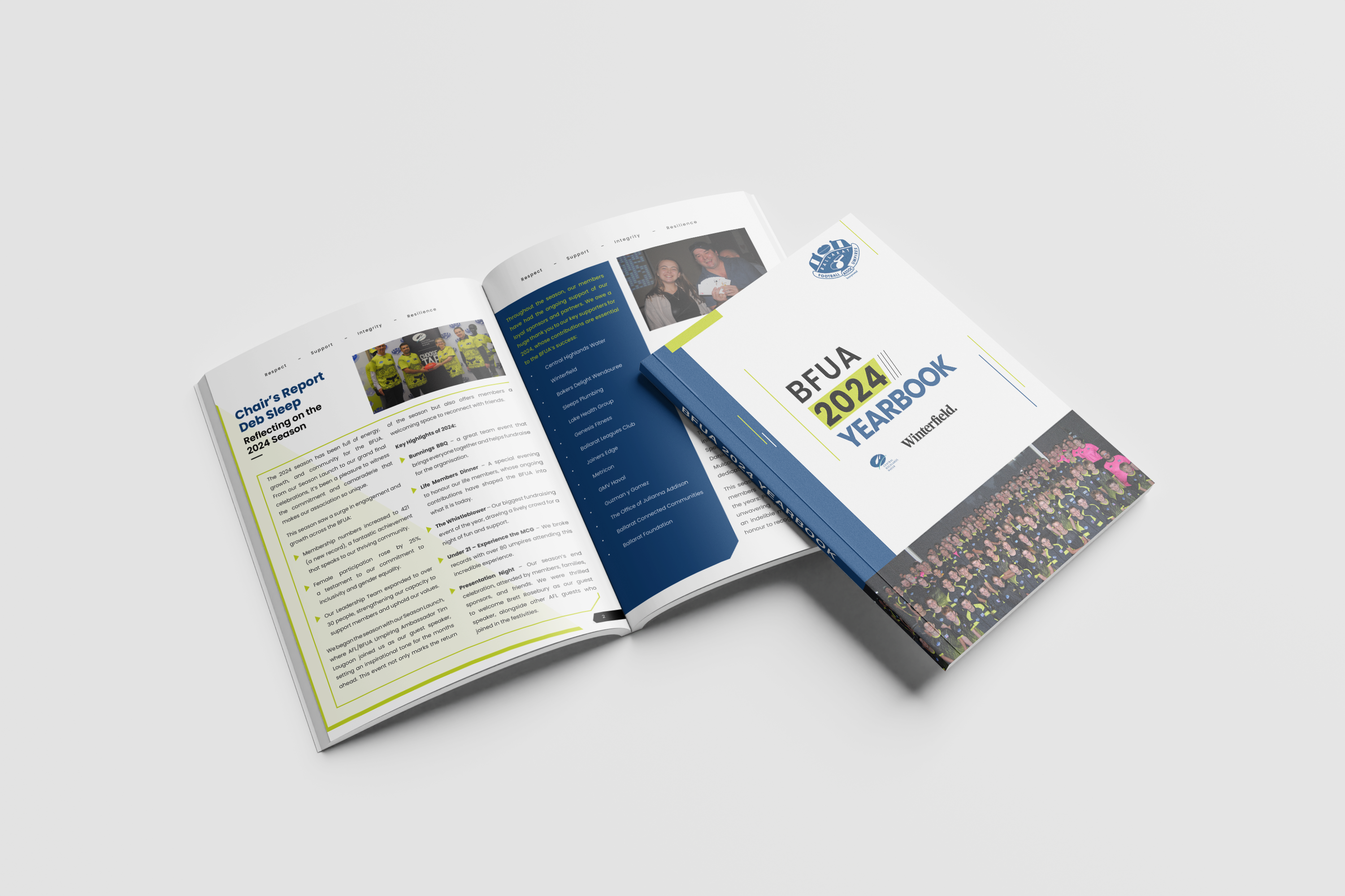 BFUA 2024 Yearbook | Clean Editorial Design & Print-Ready Layout annual report book design branding clean design corporate design design portfolio editorial design graphic design indesign layout design magazine design print design print layout professional design publication design school design sports branding typography visual identity yearbook design